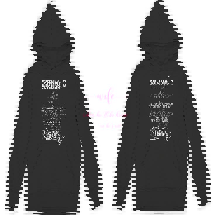 電気技師の妻シャツ 電気技師tシャツ ラインマンギフト パーカー