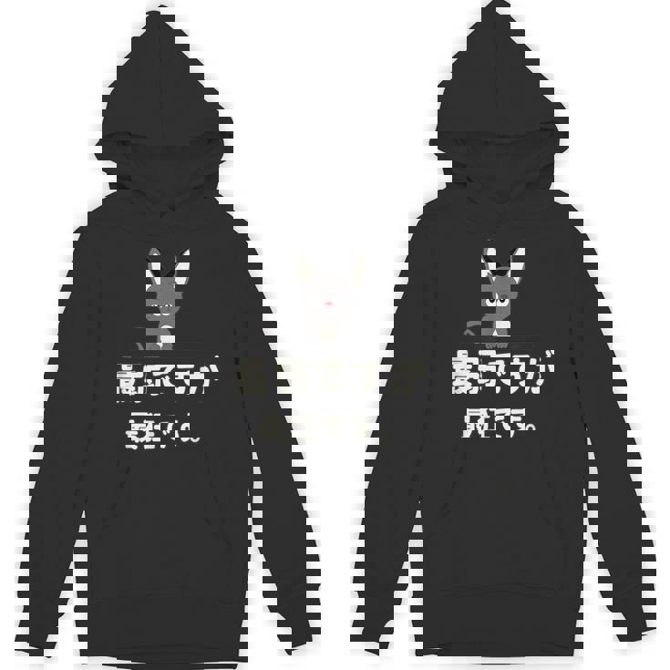 面白い 猫 文字入り 「最弱ですが最狂です。」おもしろギャグ-ジョーク 漢字 最弱ですが最狂です。 パーカー