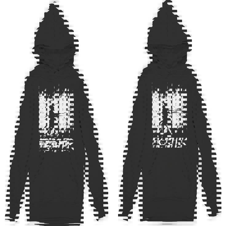 面白い消防士消防チーム消防団 パーカー