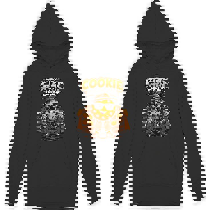 面白くて愛らしいクッキーディーラーかわいい漫画のパン屋 パーカー