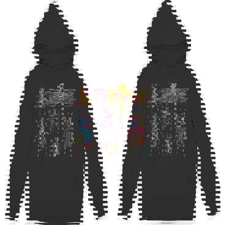 鮮やかなカラフルな昆虫 – 虫好き昆虫学者グラフィック パーカー