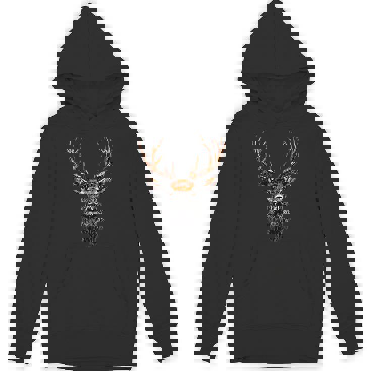 鹿角狩猟鹿トナカイ赤鹿角ハンター パーカー