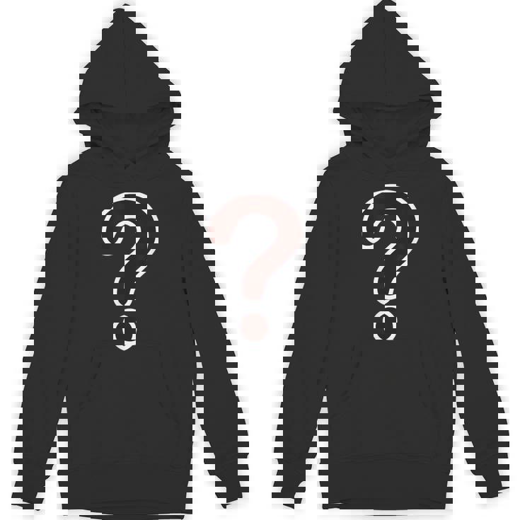 ？ はてなマーク クエスチョン マーク（疑問 謎 不思議）【変なデザイン屋さん】文字 面白い パーカー