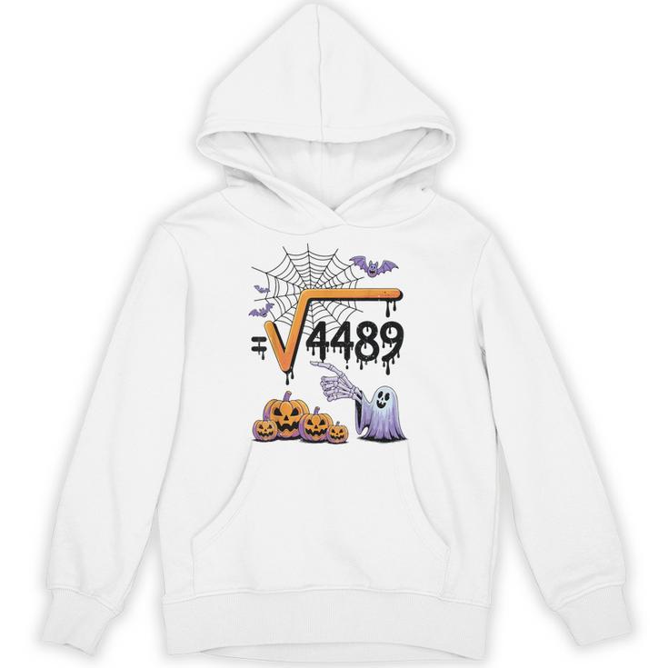4489 Square Root 67 Math Teacher Halloween Costume Professor Unisex Hoodie