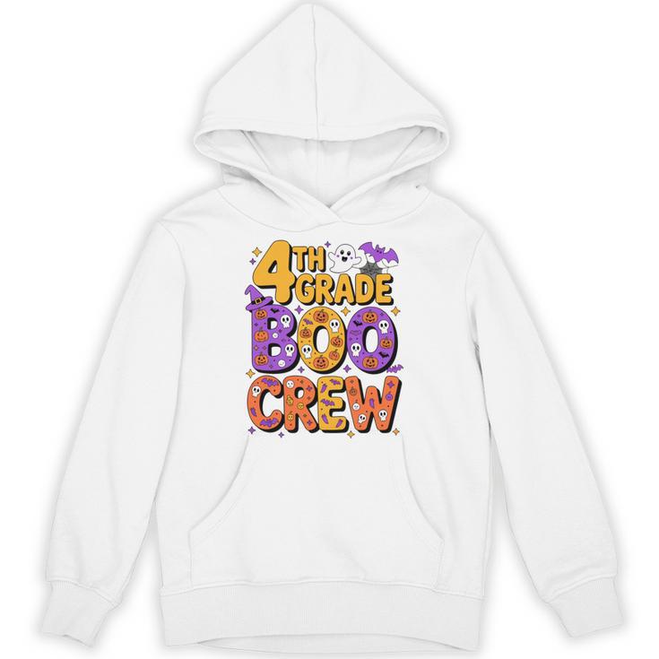 4th Grade Boo Crew Ghost Halloween Teacher Costume Unisex Hoodie