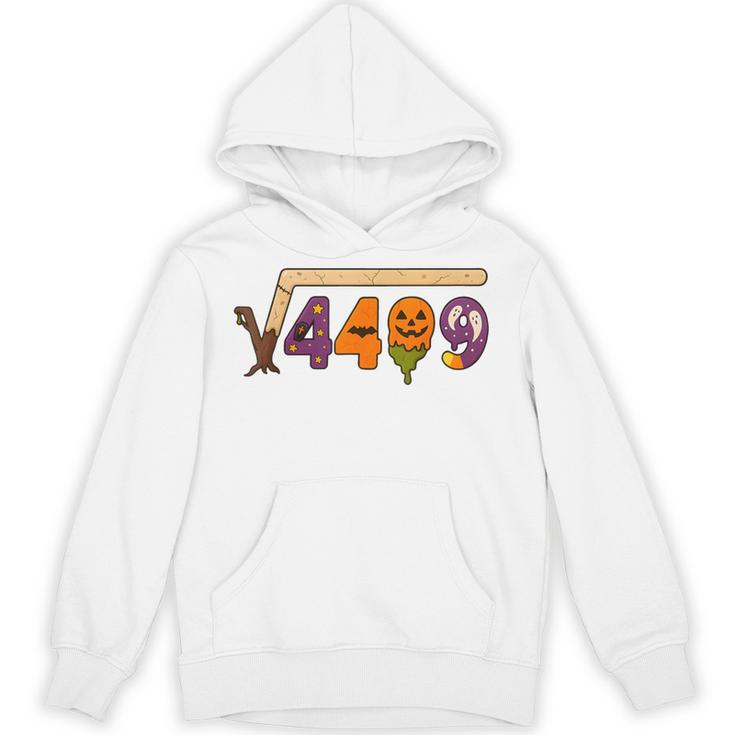 67 Meme Math Teacher 6 7 Halloween Square Root 4489 Unisex Hoodie