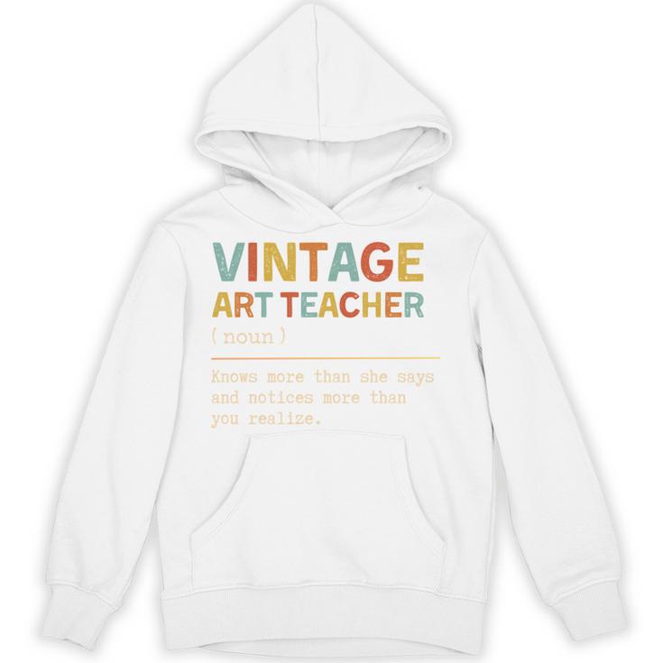 Art Teacher Definition Back To School First Day Unisex Hoodie