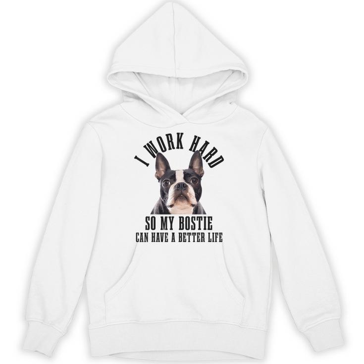 Bostie Mama Dog Dad Boston Terrier For Men Women Unisex Hoodie