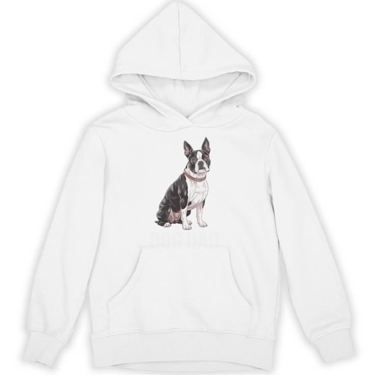 Boston Terrier Dog Dad Boston Terrier Dog Lovers Unisex Hoodie