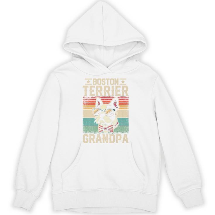 Boston Terrier Grandpa Dog Lover Father's Day Premium Unisex Hoodie