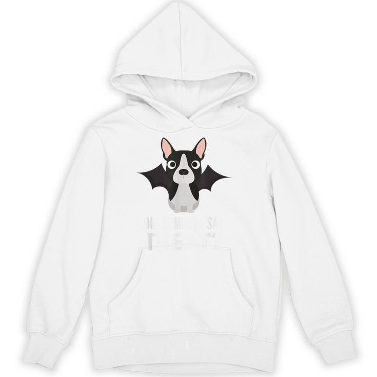 Boston Terrier Halloween Shirt Did Someone Say Treat Unisex Hoodie