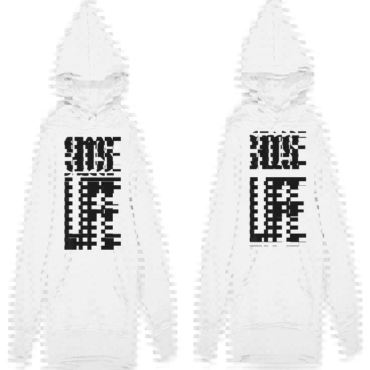 Choose Life 前面と背面の両面デザイン パーカー