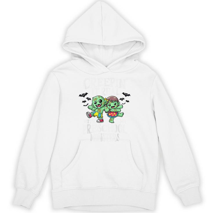 Creepin It Real Monster School Preschool Teacher Halloween Unisex Hoodie
