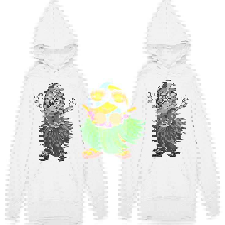 Cute Hawaiian Volleyball Ball Tropical Beach Summer Vacation Unisex Hoodie