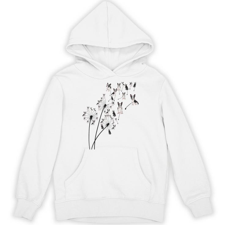 Dandelion Boston Terrier Flower Floral Bostie Tree Unisex Hoodie