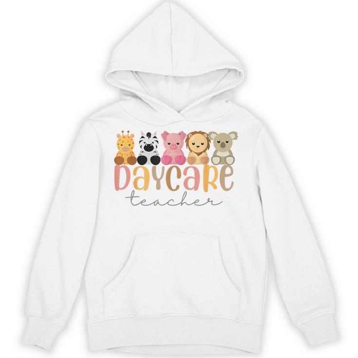 Daycare Teacher Animals Daycare Provider Back To School Unisex Hoodie