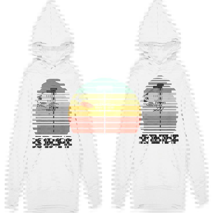 Disc Golf Shirts Men Best Dad By Par Flying Disc Golf Unisex Hoodie