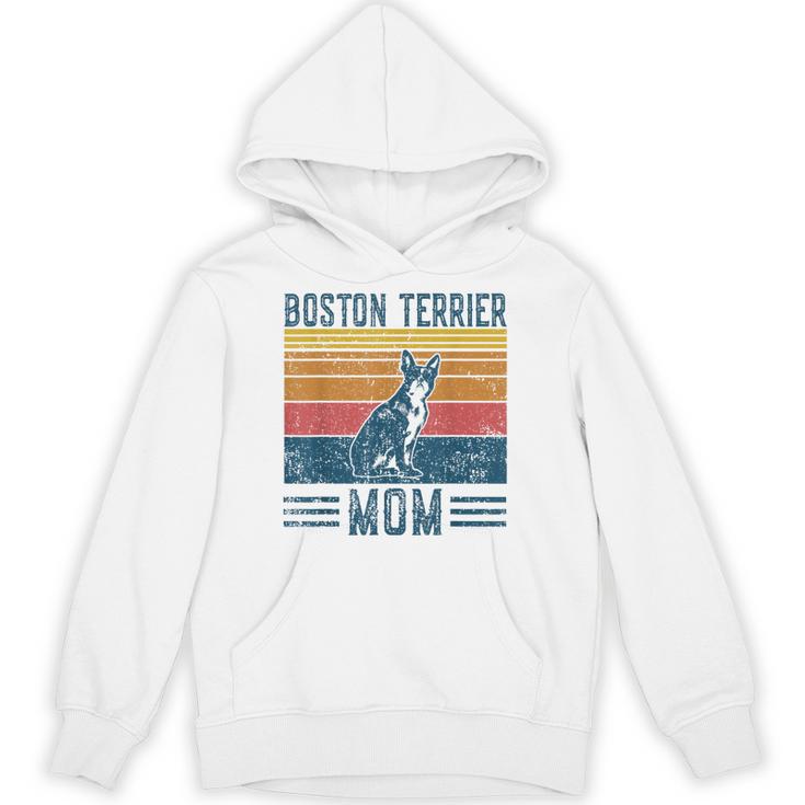 Dog Boston Terrier Mom Vintage Boston Terrier Mom Unisex Hoodie, Couple Gifts, Mom Gifts, Boston Terrier Mom Gifts, trending gift