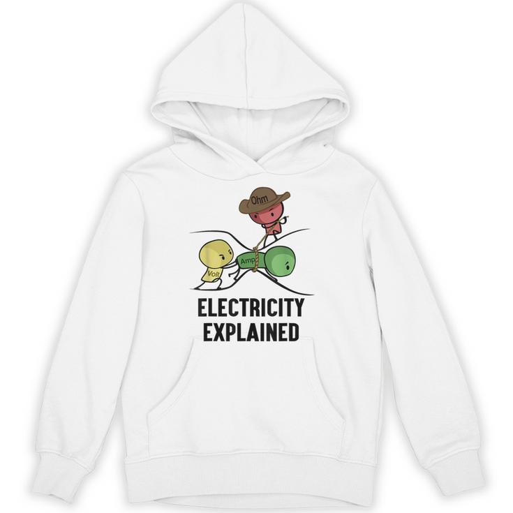 Electricity Explained Physics Nerd I Teacher School Unisex Hoodie
