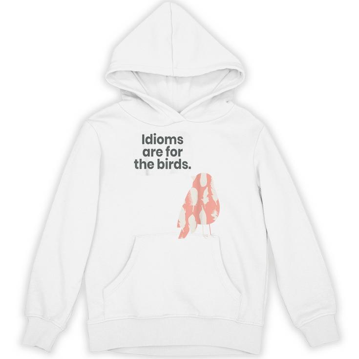 English Teachers Idiom Joke Grammar Police Literature Lovers Men Women Girls Kids Unisex Hoodie