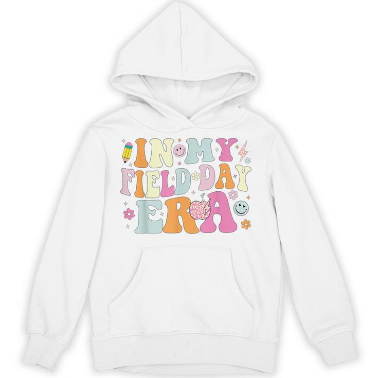 In My Field Day Era Teacher Kids Cute Groovy Field Day Unisex Hoodie