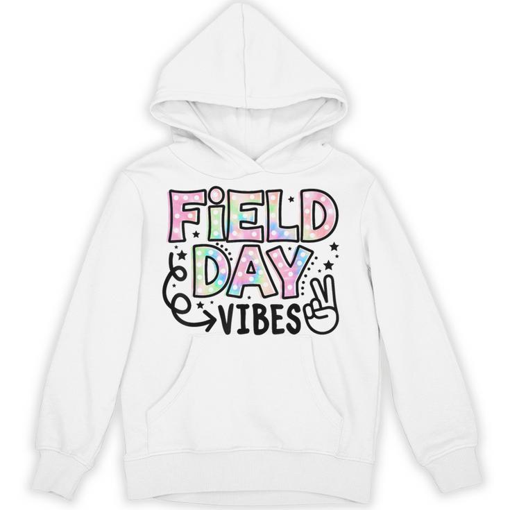 Field Day Vibes For Teacher Kids Happy Field Day 2025 Unisex Hoodie