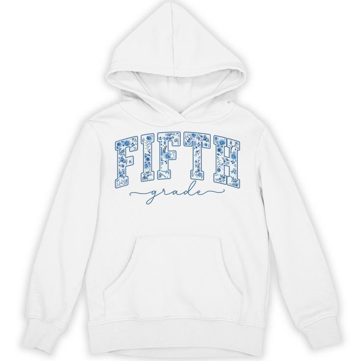 Fifth Grade Toile De Jouy Back To School Teachers Kids Unisex Hoodie