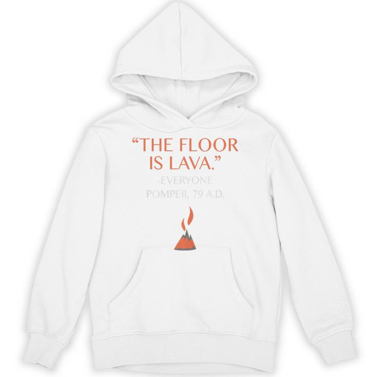 The Floor Is Lava For History Lovers & Teachers Premium Tri-Blend Unisex Hoodie
