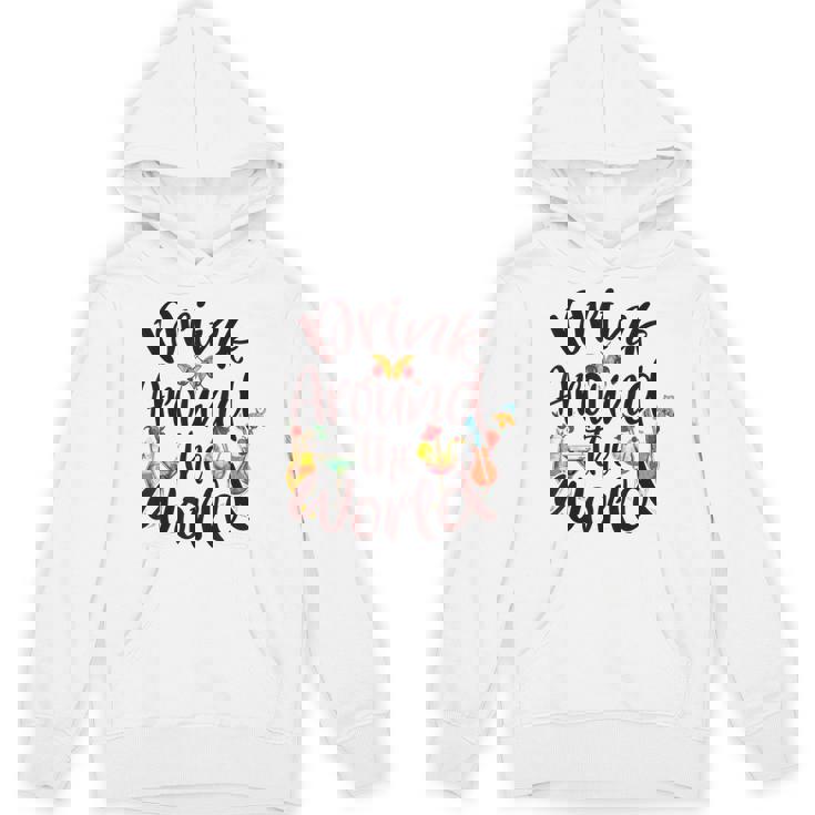 Family Drinking Around The World チェックリスト パスポート パーカー