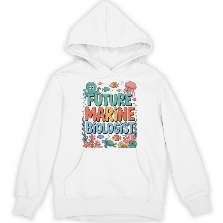 Future Marine Biologist Student Biology Teacher Kids Unisex Hoodie