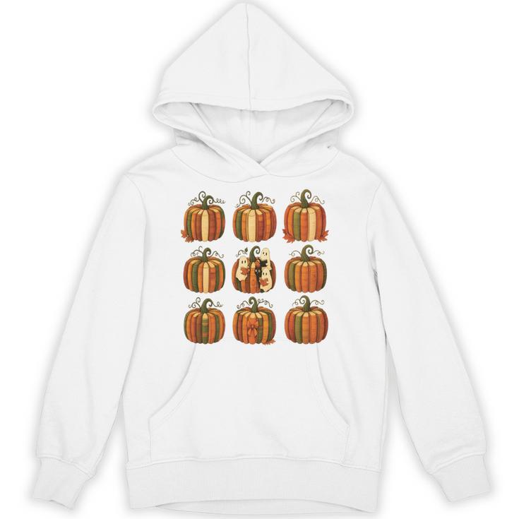 Halloween Teacher Fall Book Pumpkin Retro Reading Unisex Hoodie