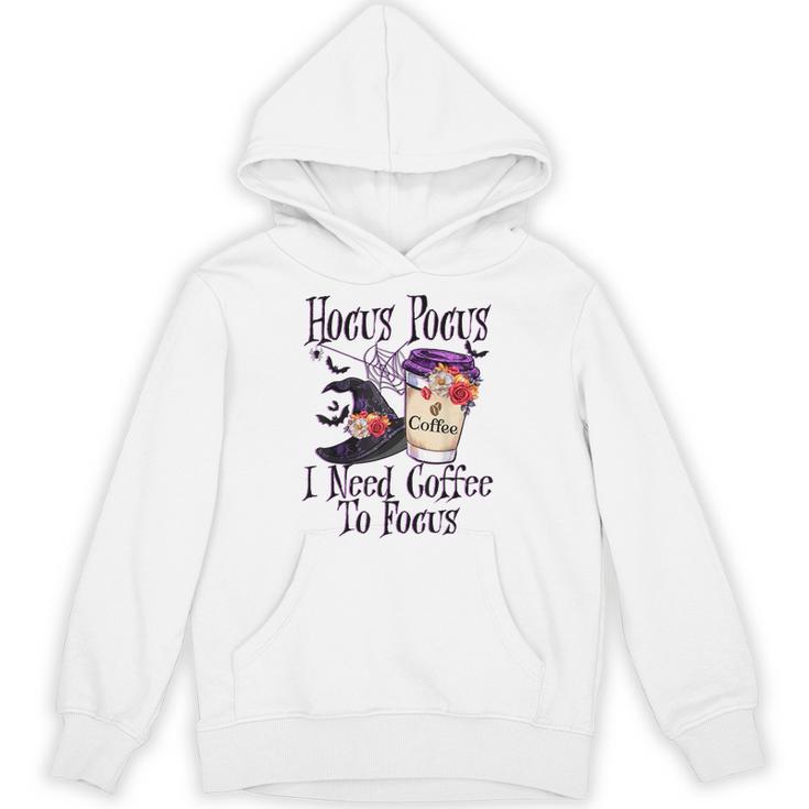 Hocus Pocus I Need Coffee To Focus Halloween Teacher Unisex Hoodie
