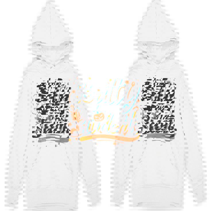 I&#x27;m Batty About My Students Watercolor Bat Teacher Halloween Unisex Hoodie