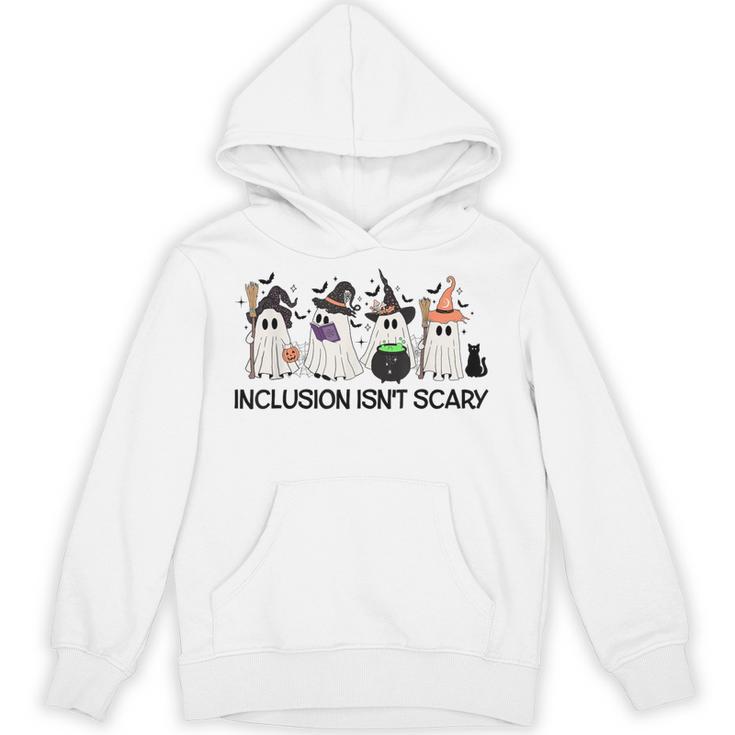 Inclusion Isn't Scary Boo Ghost Halloween Sped Teacher Unisex Hoodie