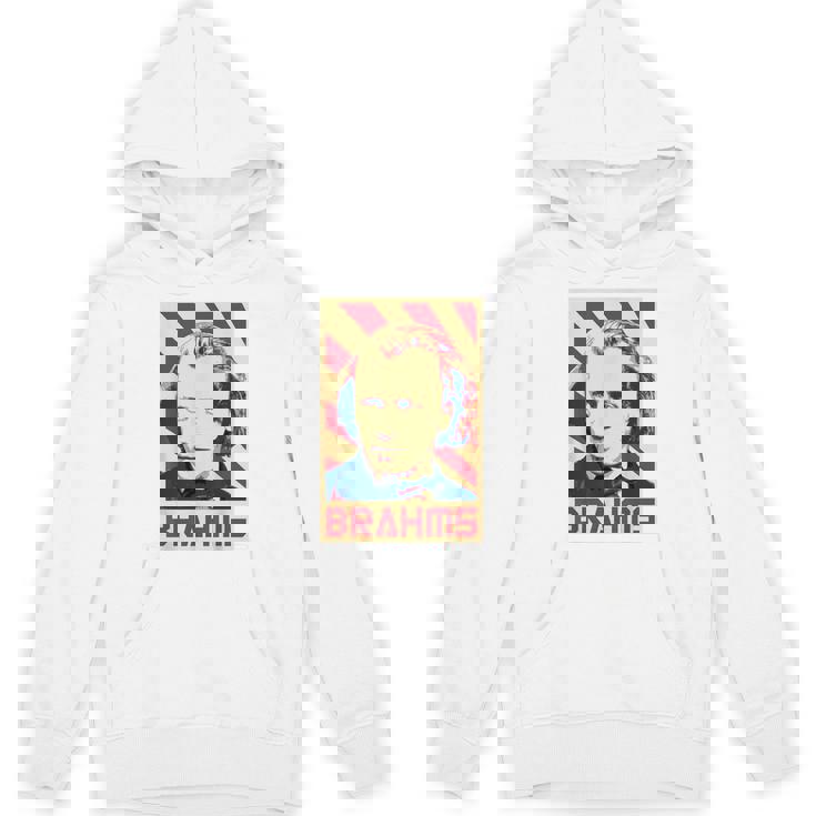 Johannes Brahms クラシック音楽の作曲家 レトロ調 パーカー