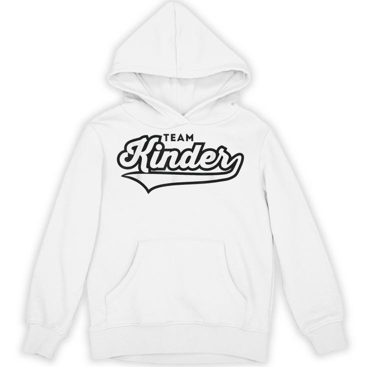 Kindergarten TEAM School Teacher Kinder Baseball-Style Shirt Unisex Hoodie