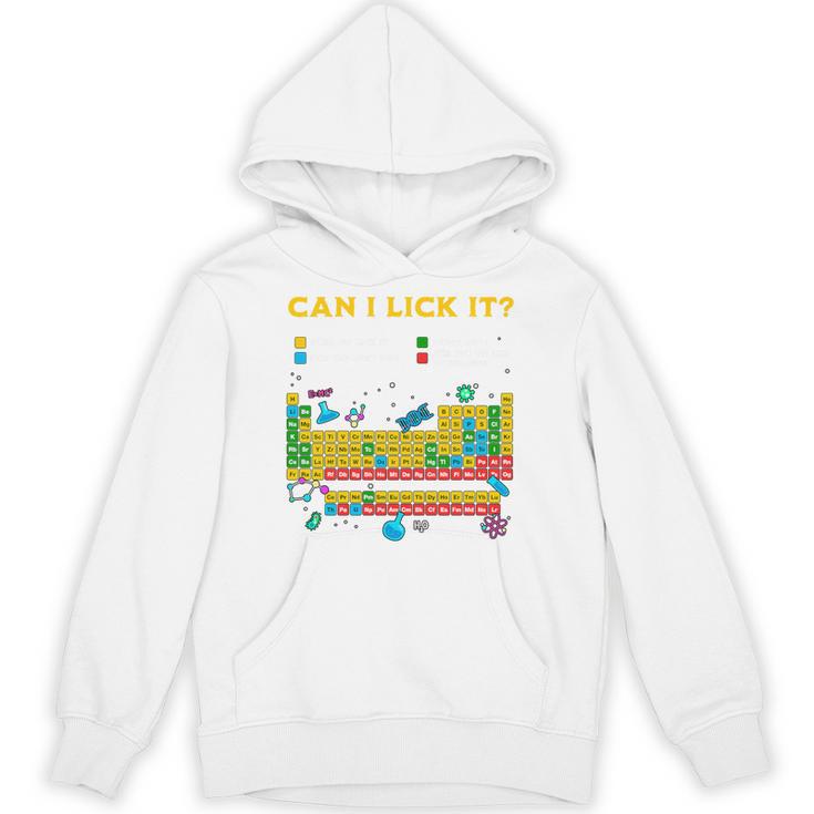Can I Lick It Periodic Table Science Teacher Student Premium Tri-Blend Unisex Hoodie