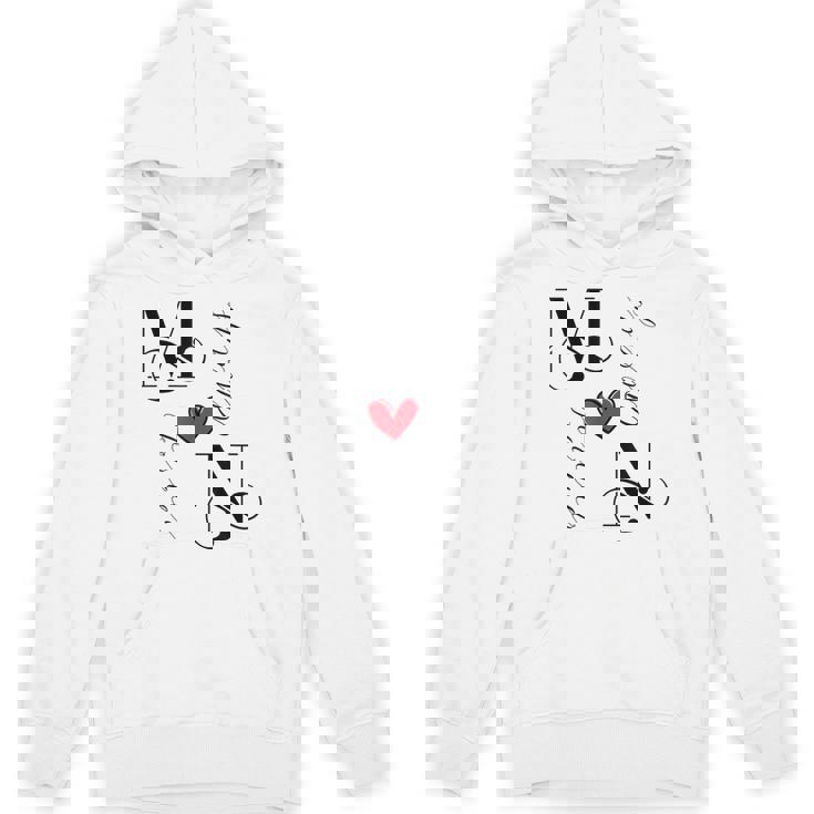 M & N カップル イニシャル 結婚式 記念日 新築祝い パーカー