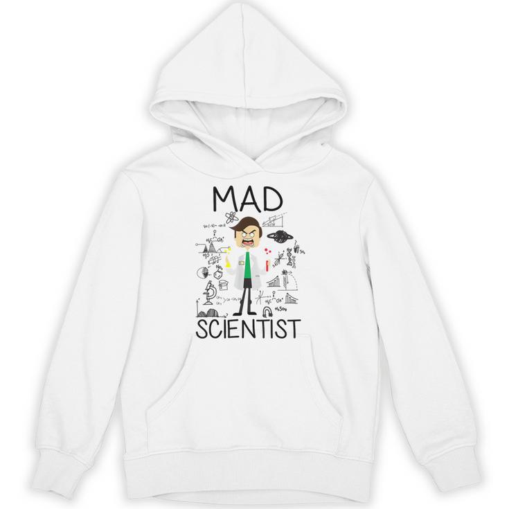 Mad Scientist Shirt Kids Boys Youth Science Teacher Unisex Hoodie