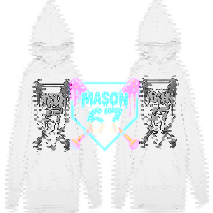 Mason 67 Ice Cream Drip Baseball Meme  Hoodie