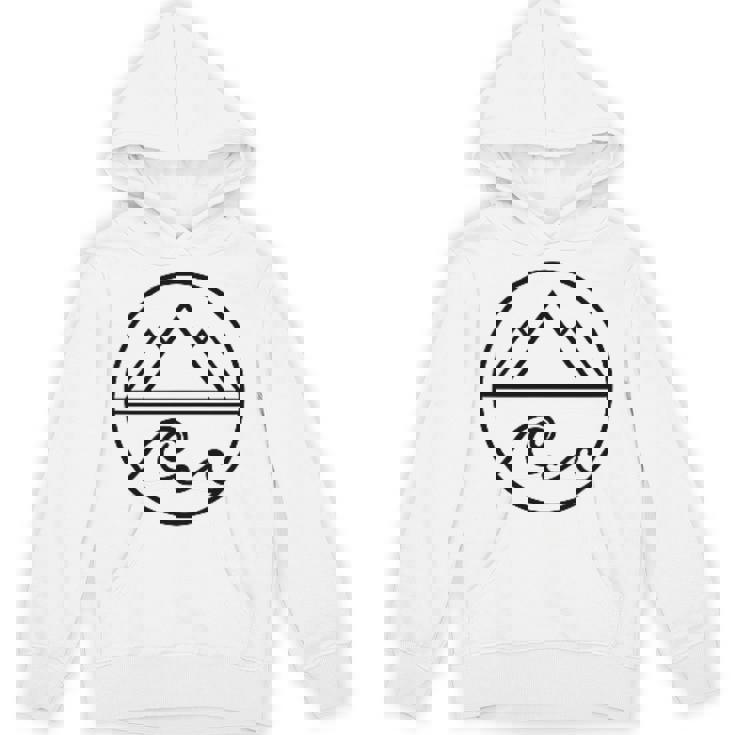 Mountains Waves Nature Outdoor Surf Hiking Hiker Surfer Unisex Hoodie