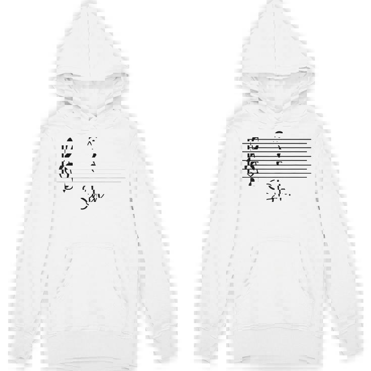 Music Notes Shirt Shh Quarter Fermata Teacher Unisex Hoodie