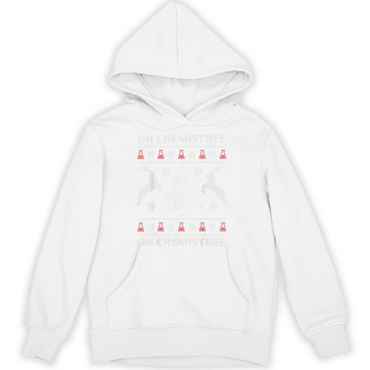 Oh Chemistree Ugly Christmas Sweater Science Student Teacher Unisex Hoodie