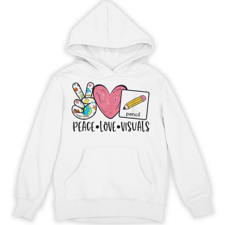 Peace Love Visuals Special Education Teacher Dream Team Unisex Hoodie