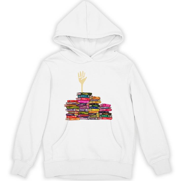 Reading Books Librarian Reader Nerd I'm Ok Teacher School Unisex Hoodie