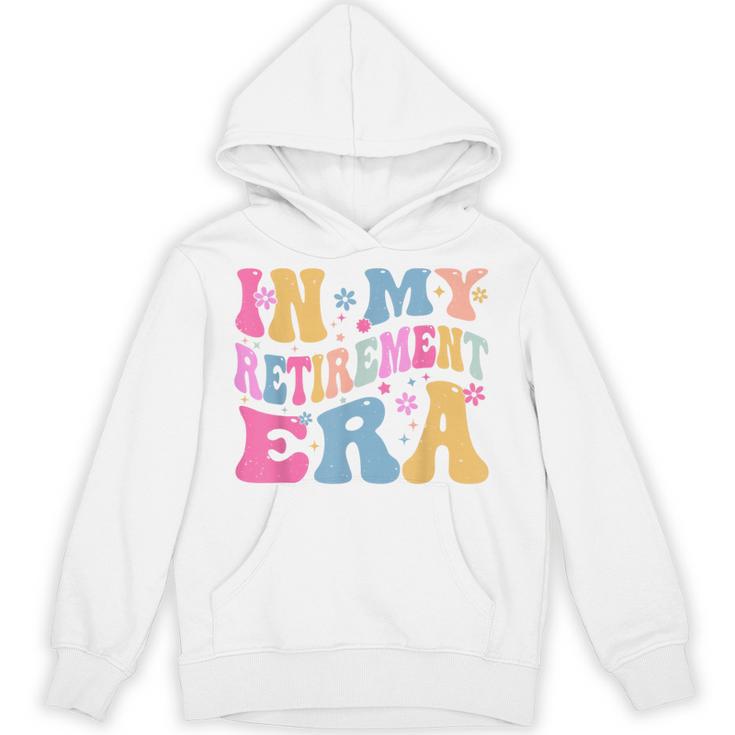 Retro Groovy Retirement Era Retired Teacher Unisex Hoodie