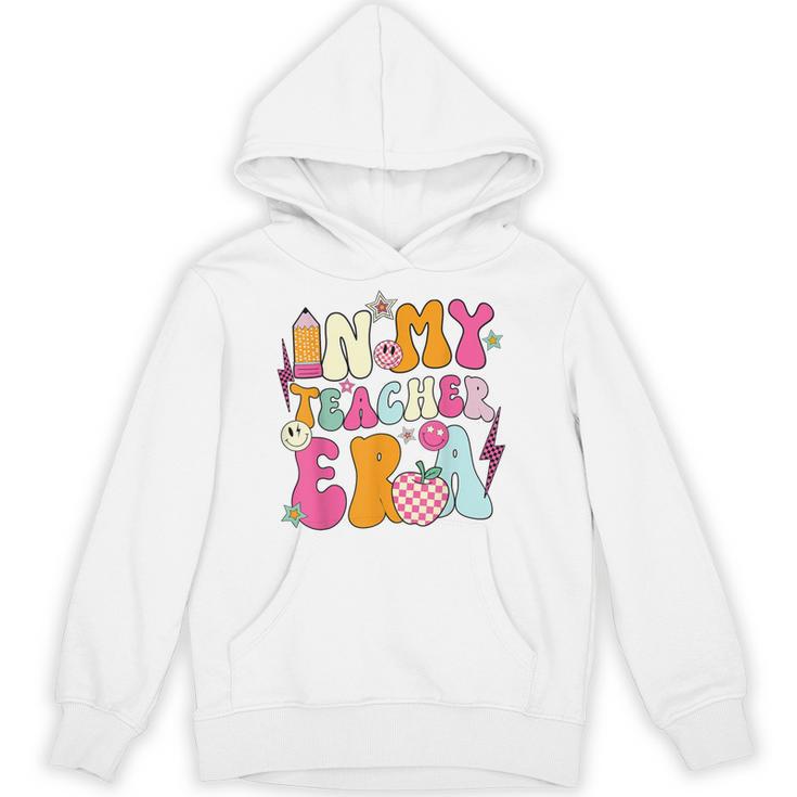 Retro Groovy In My Teaching Era Best Teacher Appreciation Unisex Hoodie