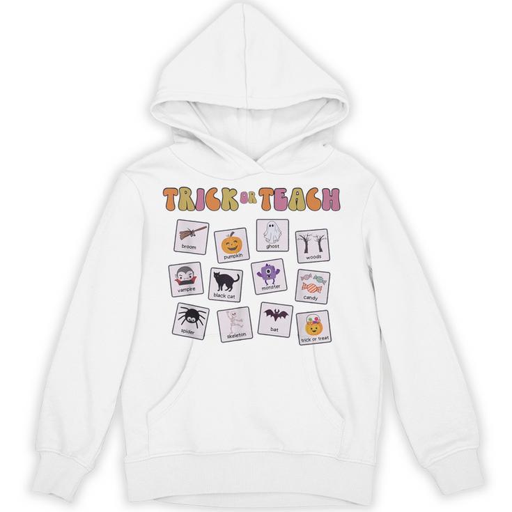 Retro Trick Or Treat Halloween Special Education Teacher Unisex Hoodie