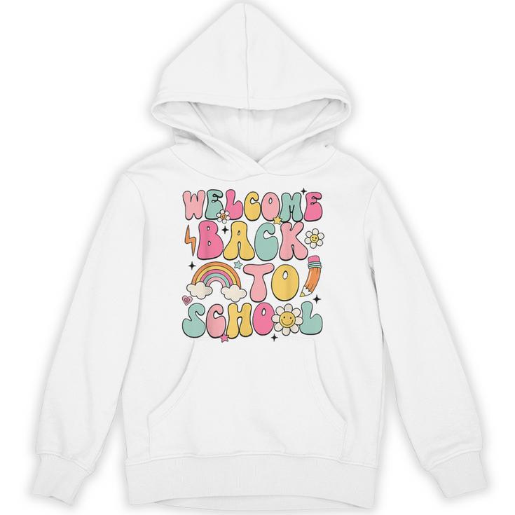 Retro Welcome Back To School Teacher Appreciation Boys Girls Unisex Hoodie