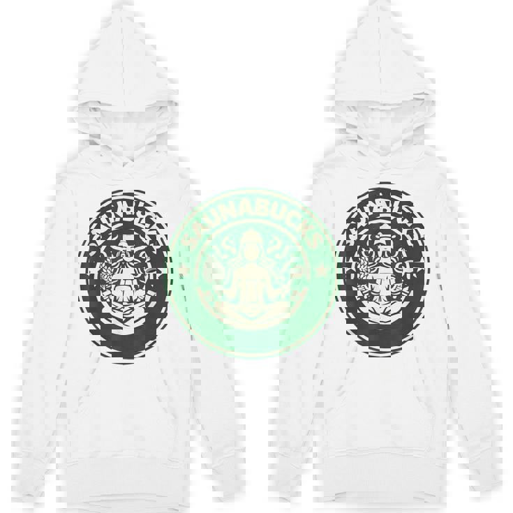 Saunabucks サウナ パロディ サウナー向け おもしろデザイン ととのう グッズ おもしろ 文字 スタバ カフェ パーカー